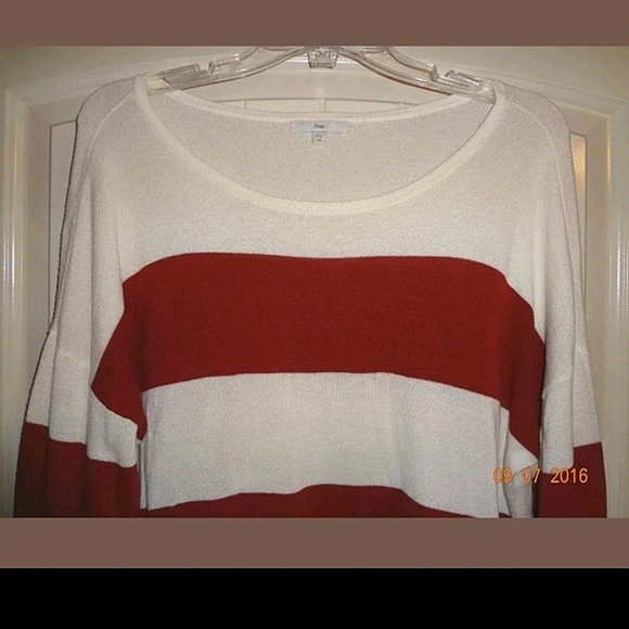 GAP striped pullover knit top sweater - Picture 2 of 4